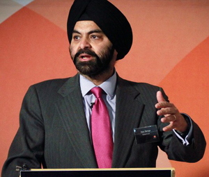 CEO Ajay Banga..